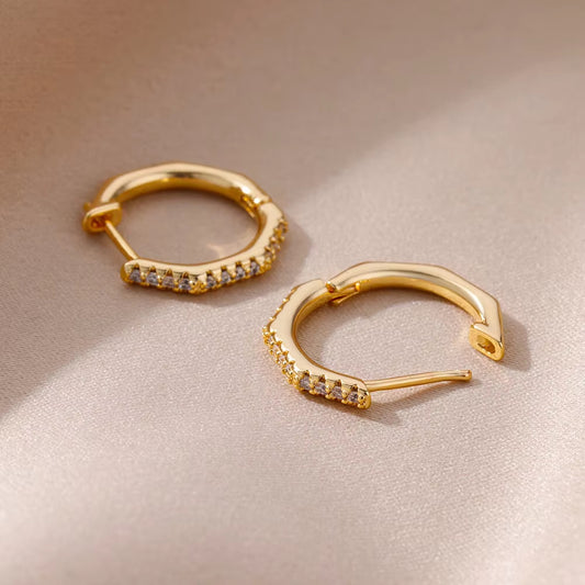 Polygon Sparkle Earrings