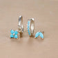 18K Gold Multicolor Earring Set