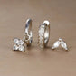 18K Gold Multicolor Earring Set