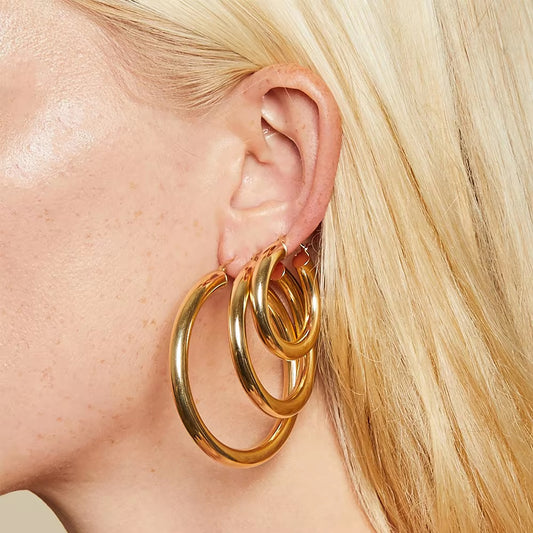 Lightweight Hoop Earrings