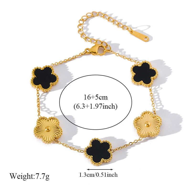 18K Clover Bracelet
