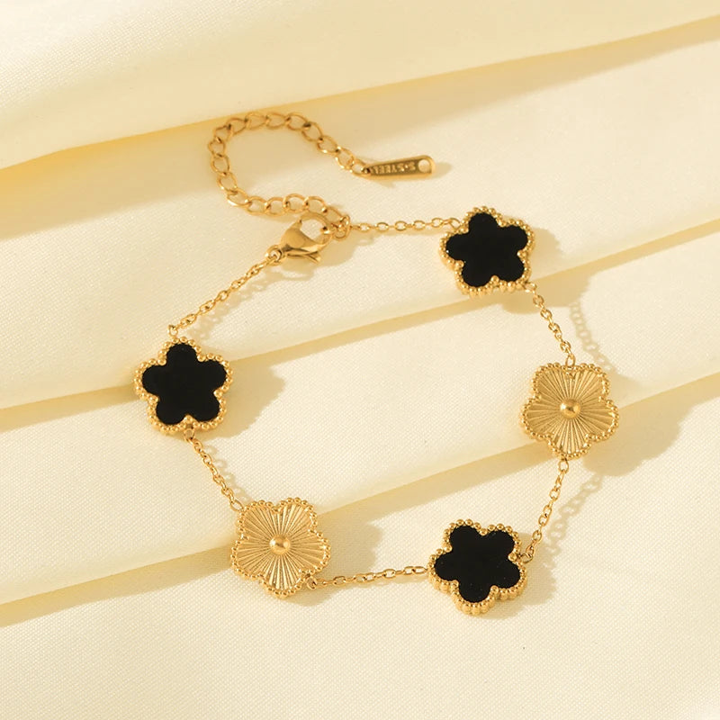 18K Clover Bracelet