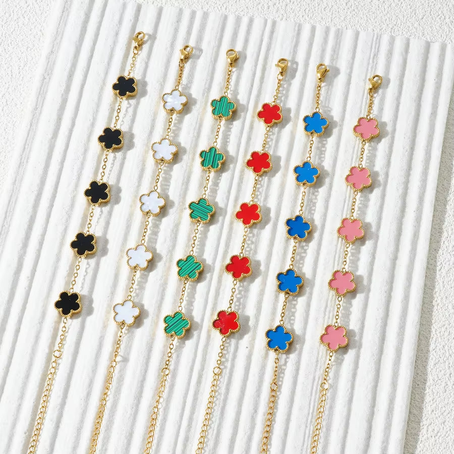 18K Clover Bracelet