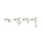 Crystal Stud Earrings Set
