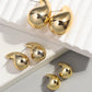 18K Teardrop Gold Earrings