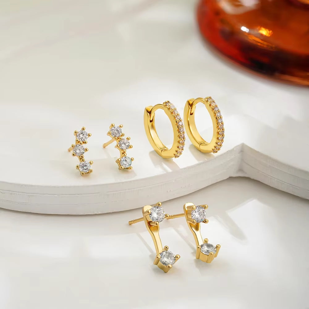 3 Piece Dainty Earring Set