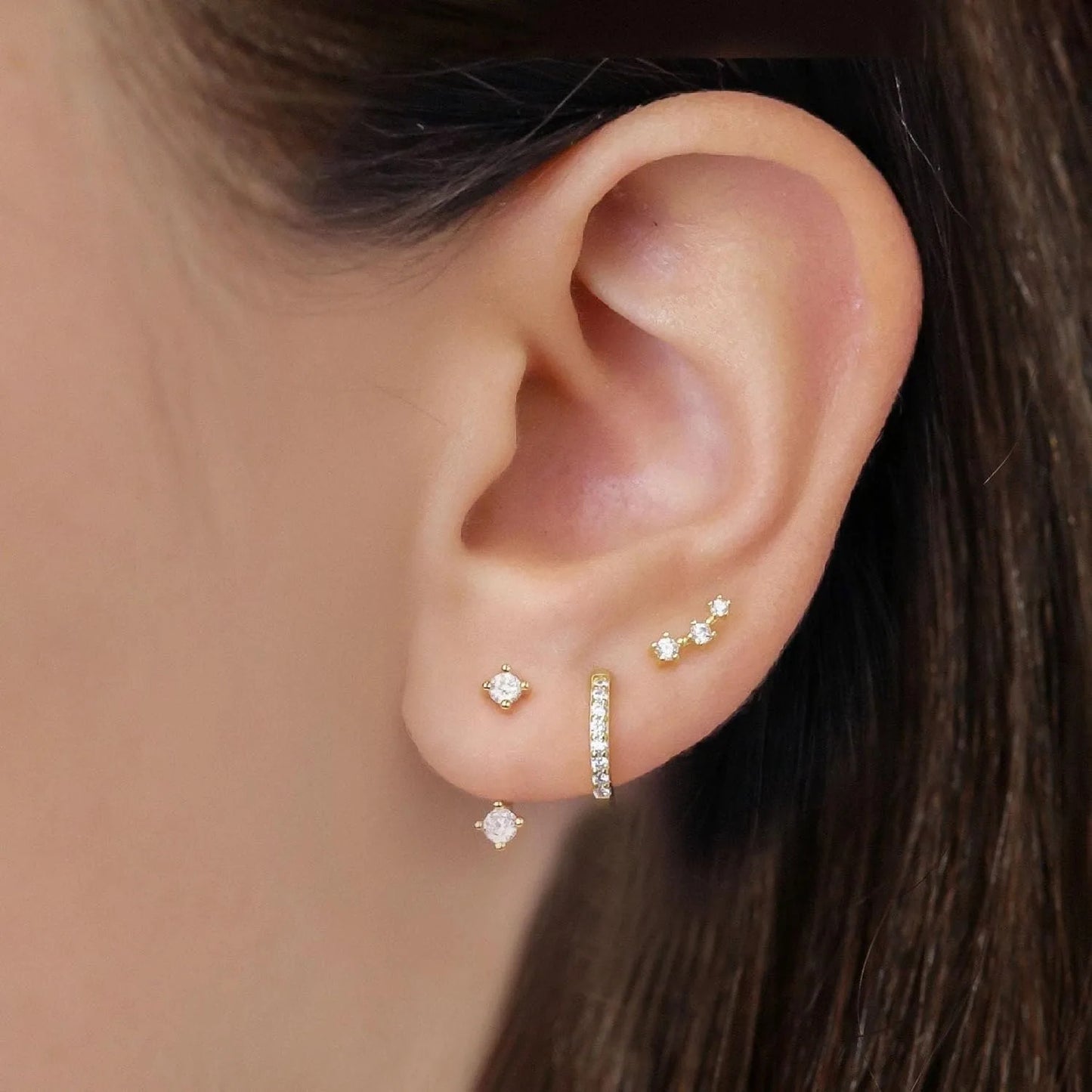 3 Piece Dainty Earring Set