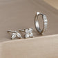 3 Piece Hoop Stud Earring Set