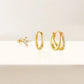 3 Piece Hoops Flower Set